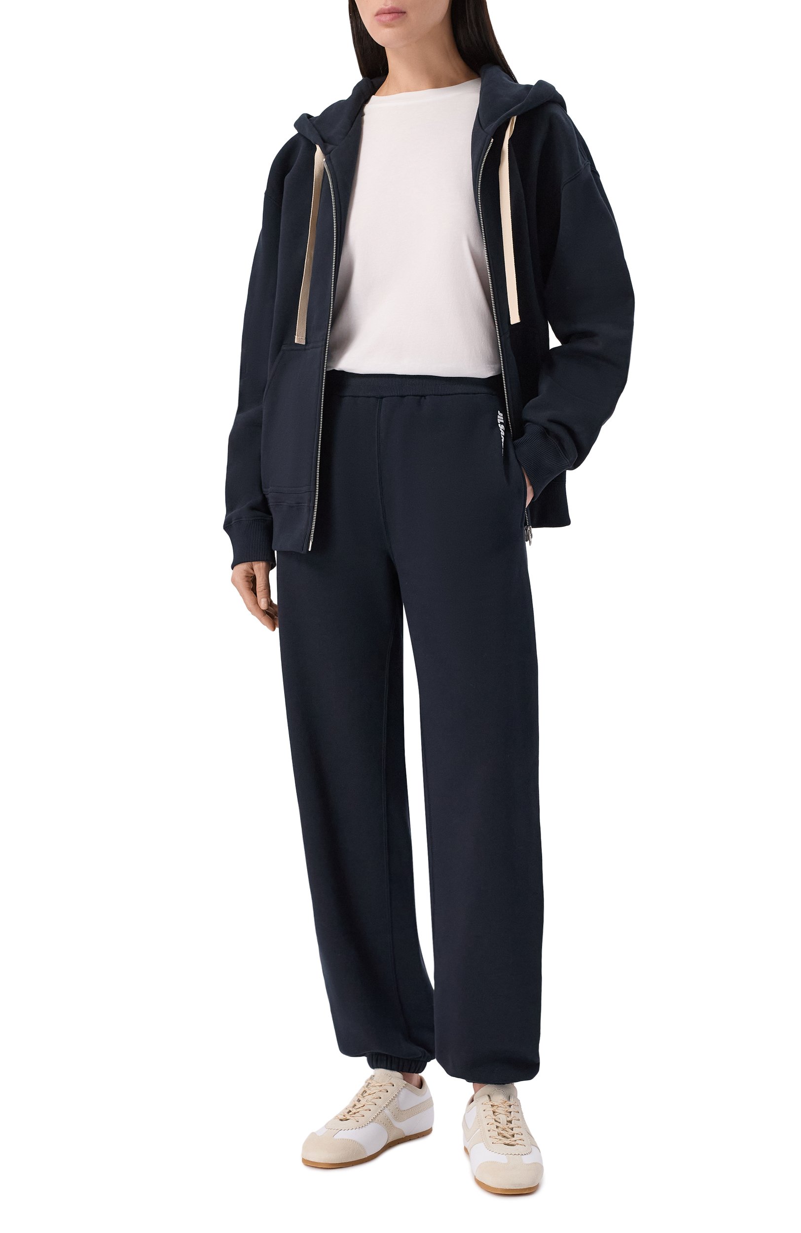 Хлопковые джоггеры JIL SANDER, арт. J02KA0424/J20128, фото 2