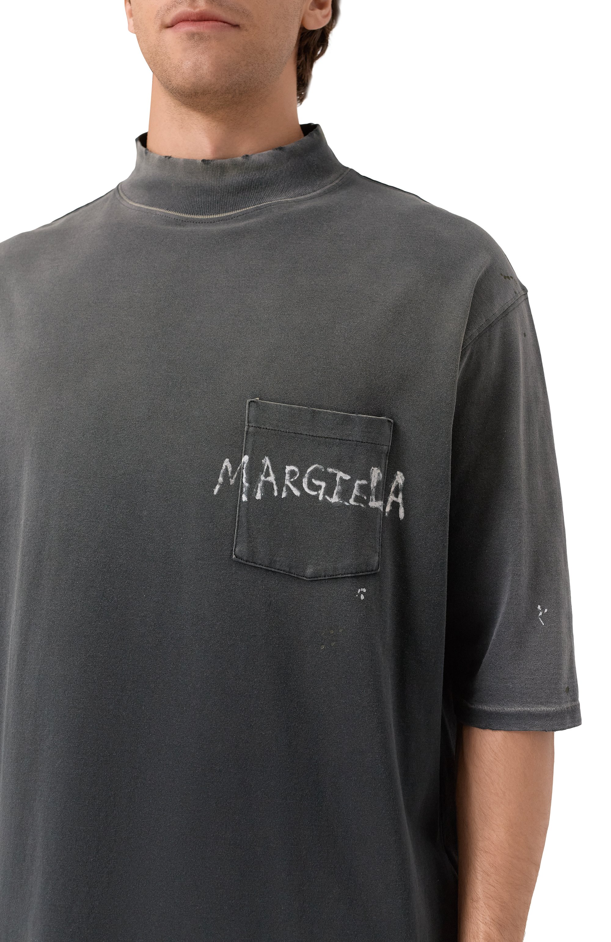 Хлопковая футболка MAISON MARGIELA, арт. S50GC0714/S24567, фото 5