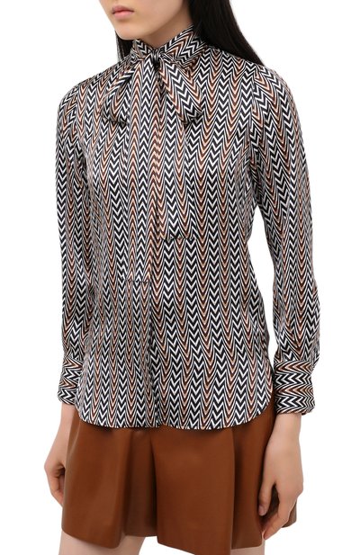 Шелковая блузка KITON, арт. D48407K05T58, фото 3