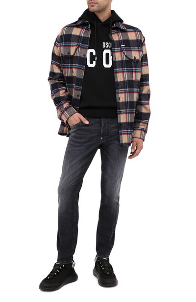 Хлопковое худи icon DSQUARED2, арт. S79GU0003/S25042, фото 2