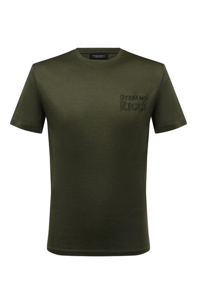 Мужская хлопковая футболка STEFANO RICCI, арт. MNH3102250/TE0001