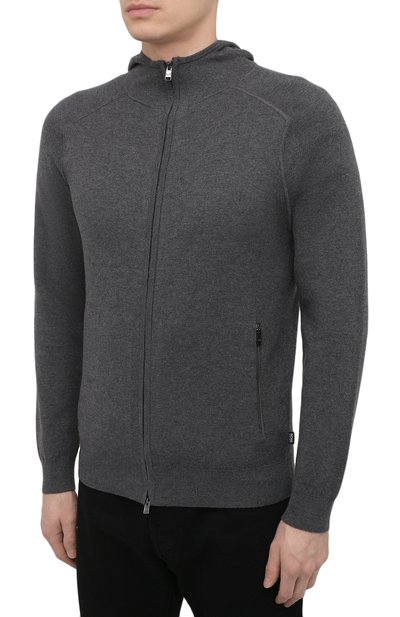 Кардиган из хлопка и шерсти BOSS, арт. 50449964, фото 3