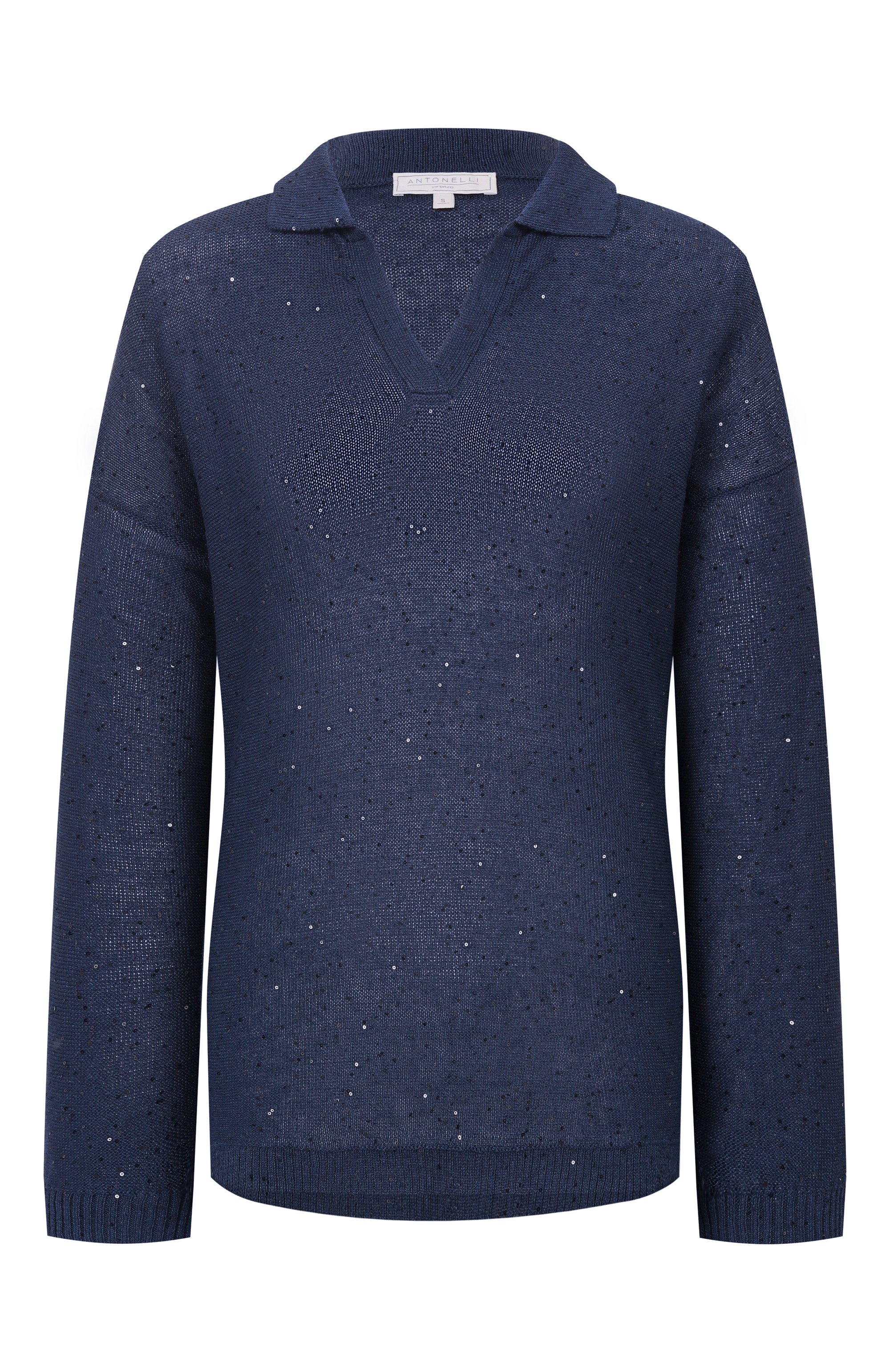 Поло изо льна и хлопка ANTONELLI FIRENZE, арт. 41781Q/01625, фото 1