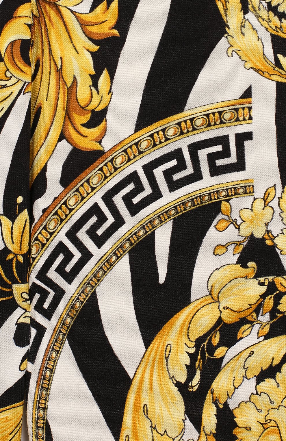 Хлопковые джоггеры VERSACE разноцветного цвета по цене 21150 руб., арт. YD000099/YA00277/6A, фото 3 Хлопковые джоггеры VERSACE, арт. YD000099/YA00277/6A, фото 3