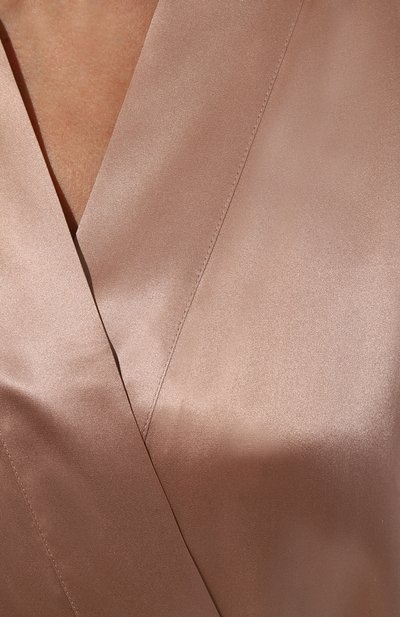 Халат из шелка и хлопка LISE CHARMEL бежевого цвета по цене 49150 руб., арт. ALC2080, фото 5 Халат из шелка и хлопка LISE CHARMEL, арт. ALC2080, фото 5