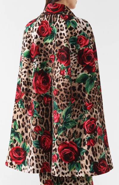 Шерстяной кейп DOLCE & GABBANA, арт. F0W53Z/FS2DD, фото 4