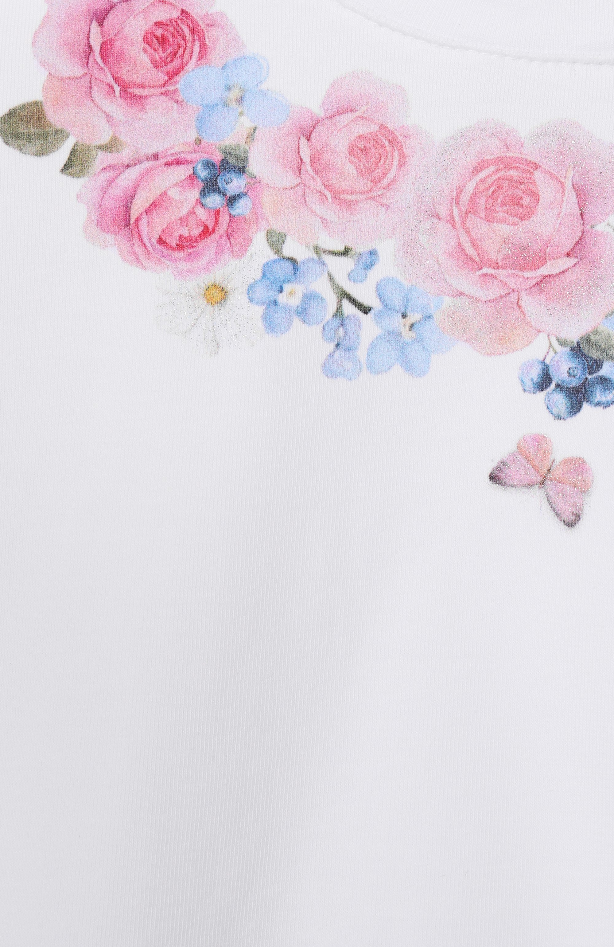 Хлопковое платье MONNALISA, арт. 31G901, фото 3