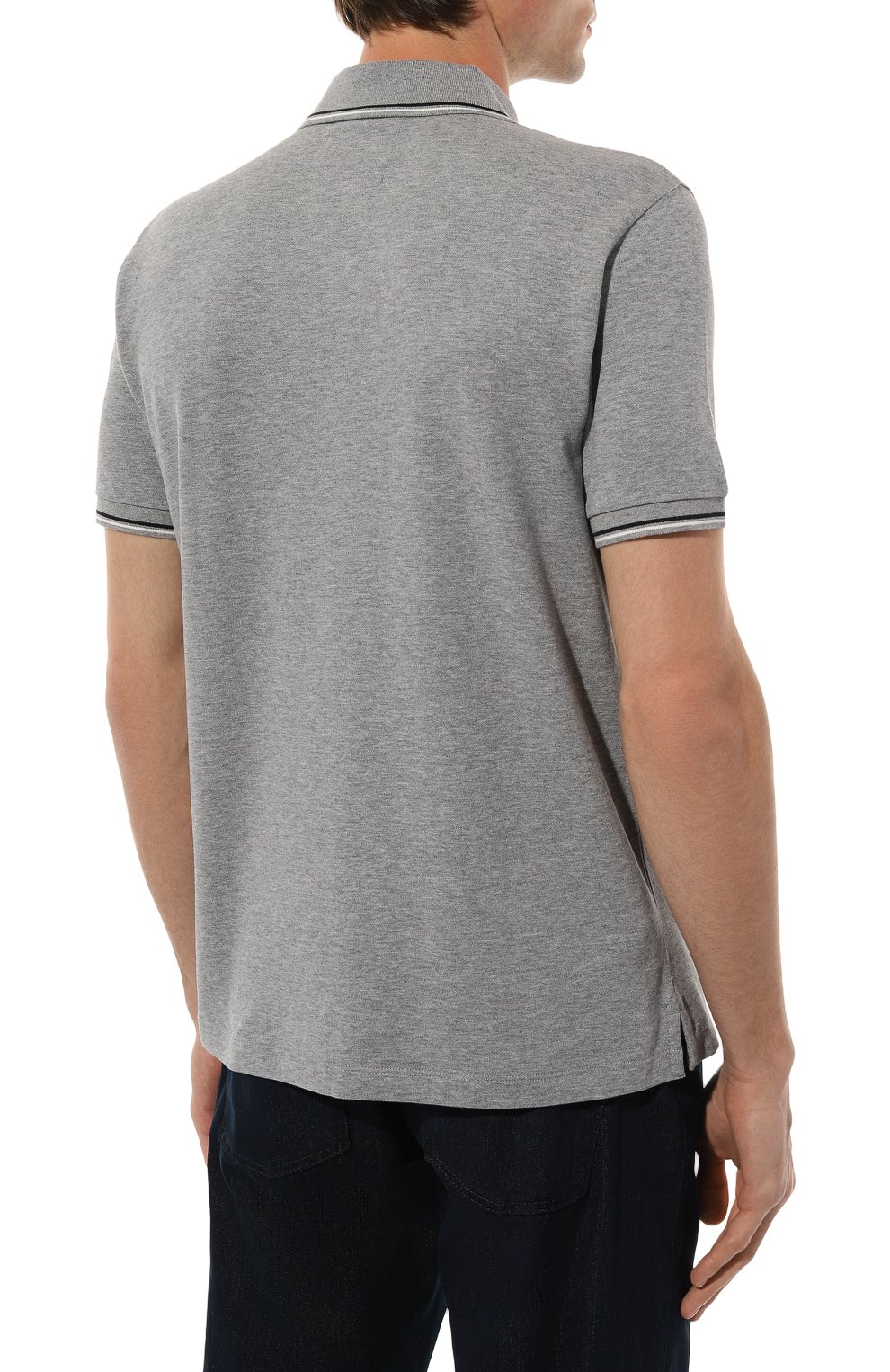 Хлопковое поло EMPORIO ARMANI, арт. 8N1FB3/1JPTZ, фото 4
