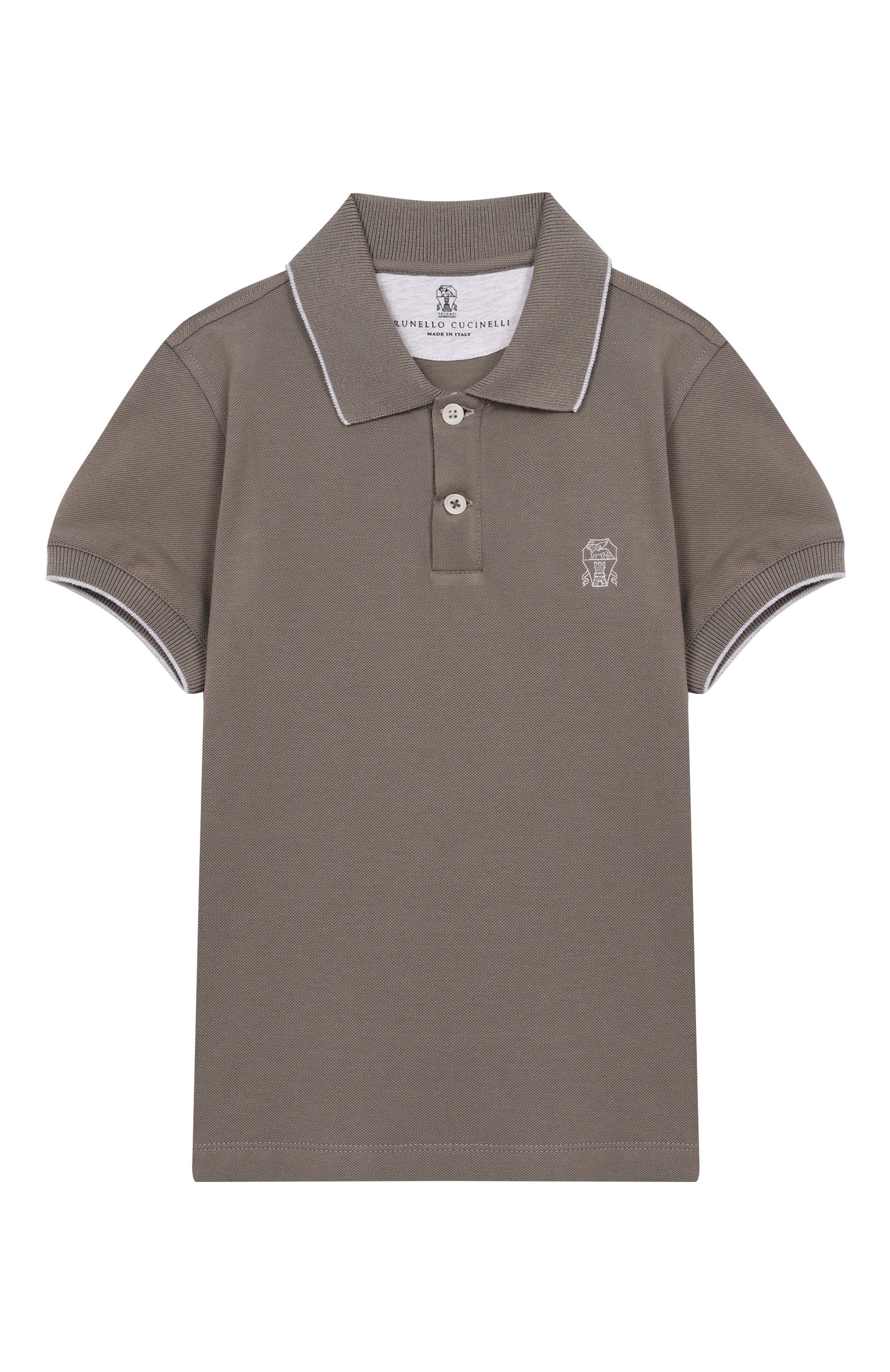 Хлопковое поло BRUNELLO CUCINELLI, арт. BE854T315B, фото 1