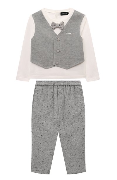 Комплект из лонгслива и брюк MONNALISA, арт. 28D501., фото 1