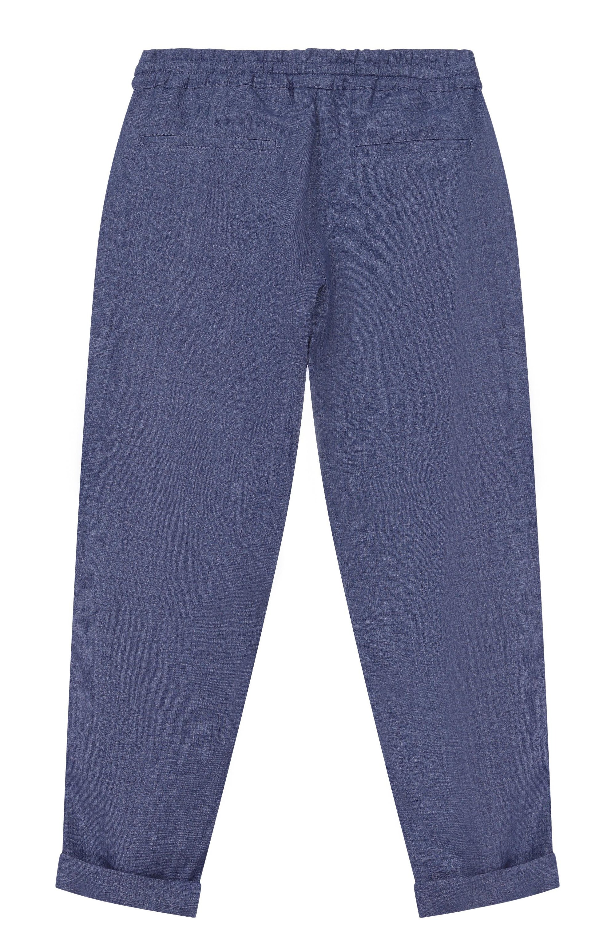 Льняные брюки BRUNELLO CUCINELLI, арт. BB430P503A, фото 2