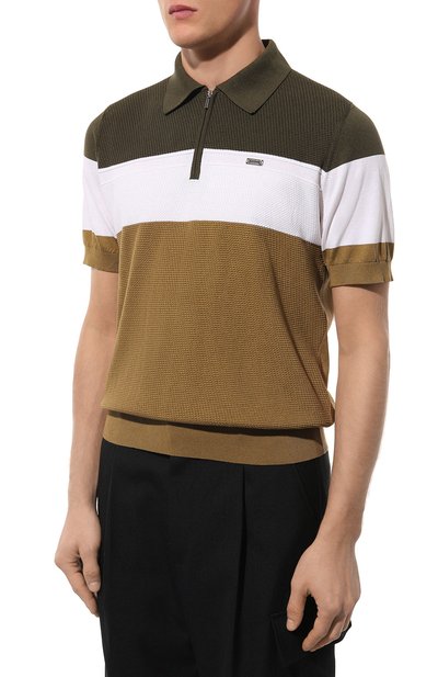 Поло из шелка и хлопка ZILLI, арт. KZP002M0142VH0L00, фото 3