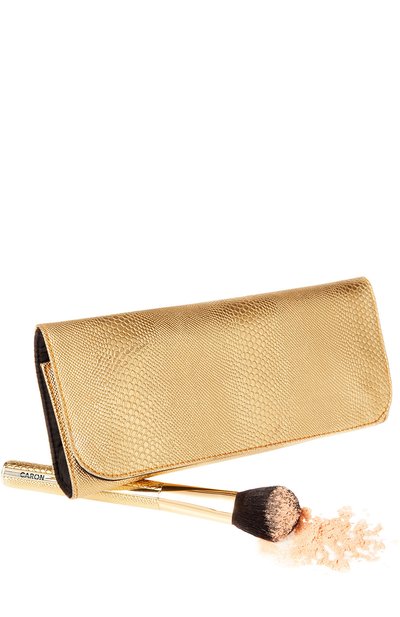 Женская набор из 4-х кисточек для нанесения косметики gold CARON, арт. M405334