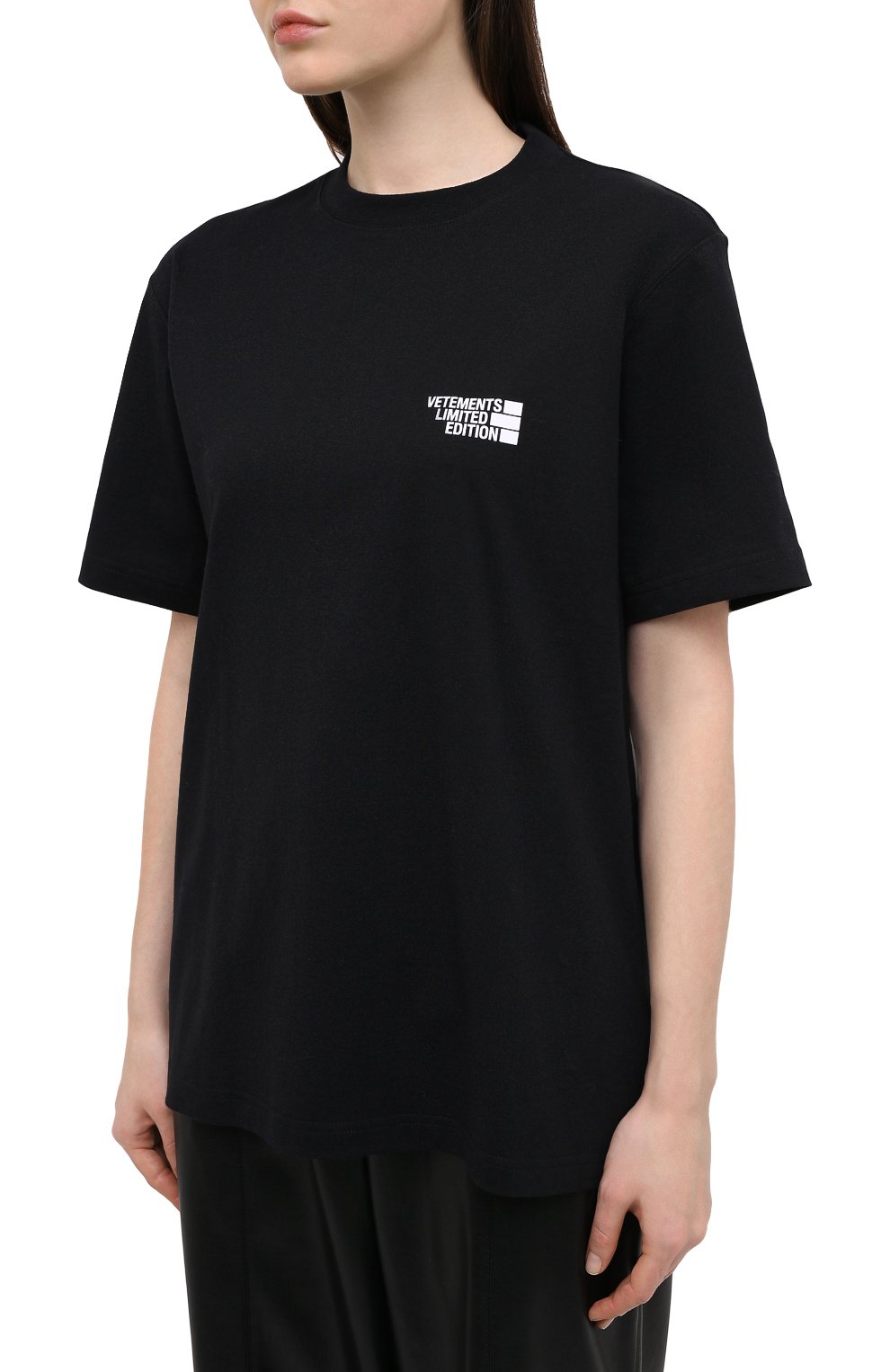 Хлопковая футболка VETEMENTS, арт. UE51TR720B 1611/W, фото 3