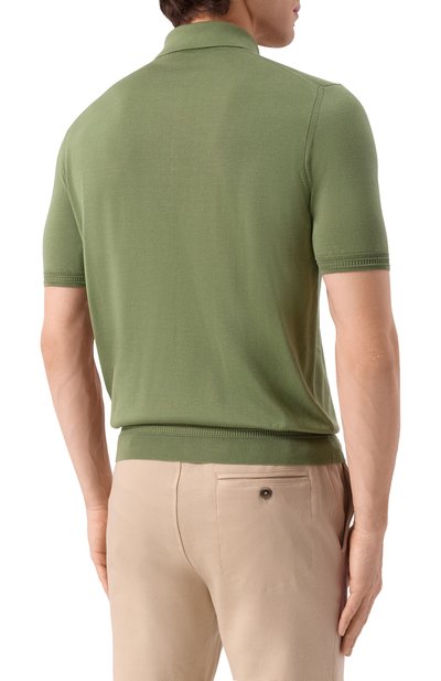 Шелковое поло STEFANO RICCI, арт. K616215P31/F25101, фото 4