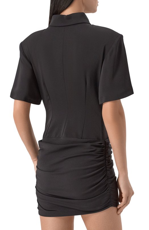 Платье из вискозы ROWEN ROSE DRS_RR390 Чёрный  DRS_RR390 Фото 4