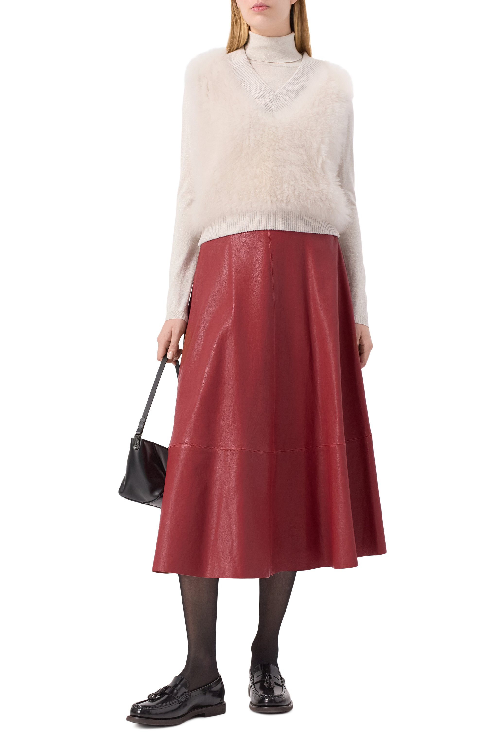 Кашемировый жилет с отделкой из козы BRUNELLO CUCINELLI, арт. M12W09802, фото 2