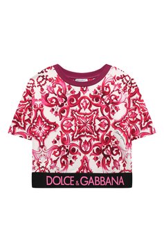 Хлопковая футболка DOLCE & GABBANA, арт. L5JTHR/G7J5P/8-14, фото 1