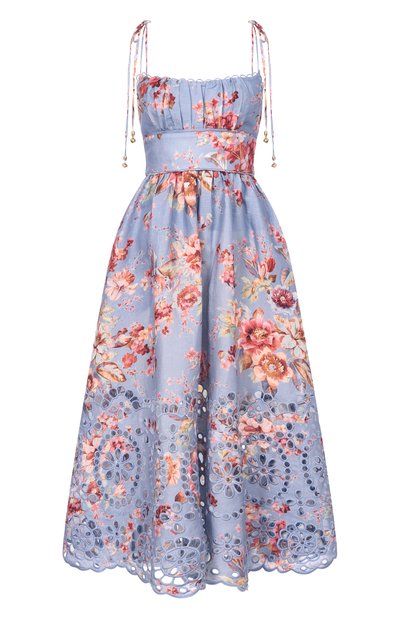 Женское льняной сарафан ZIMMERMANN, арт. 5826DRS261