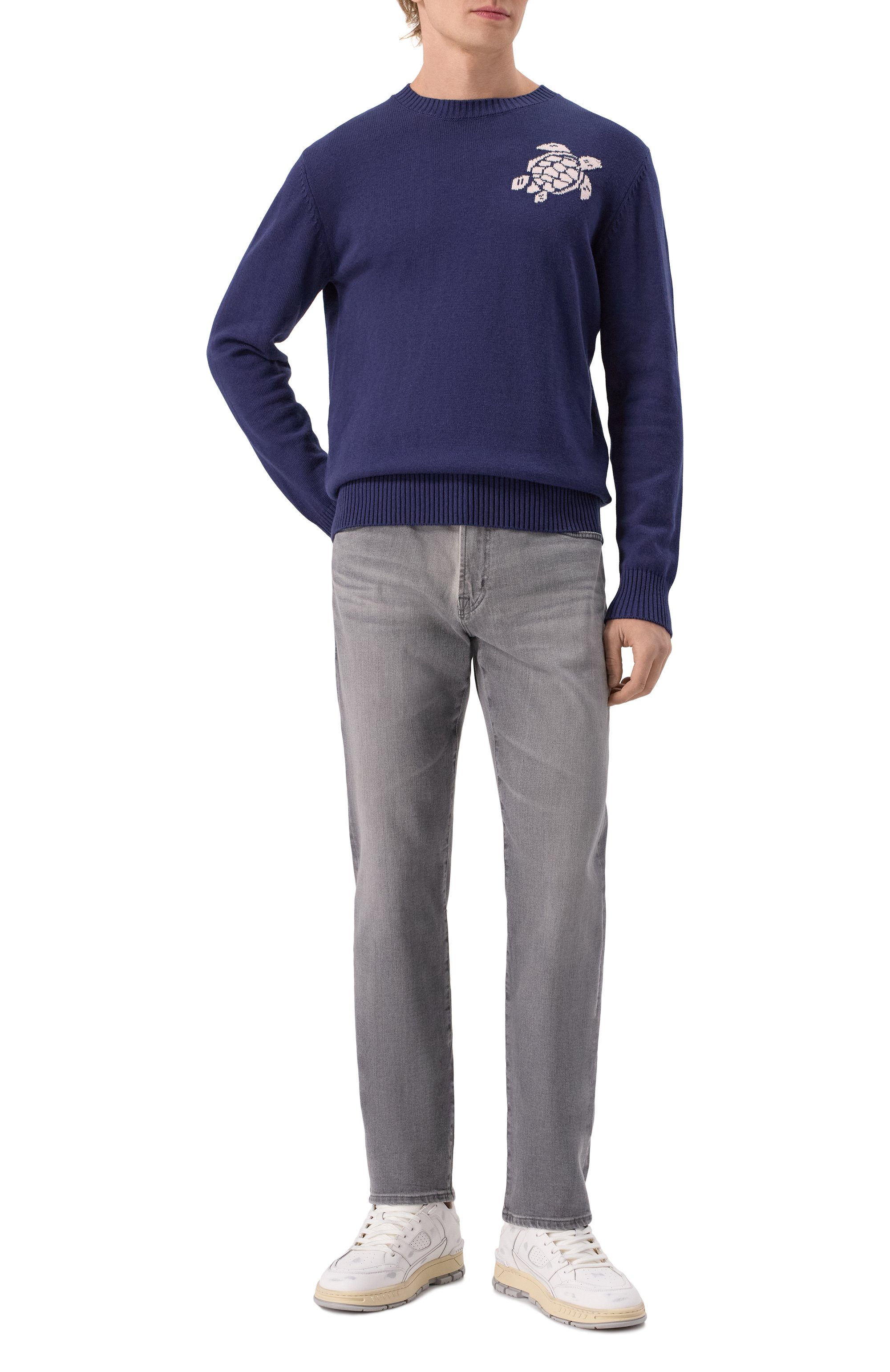 Хлопковый джемпер VILEBREQUIN, арт. VBMSW0091/03237, фото 2