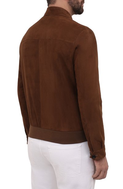 Замшевый бомбер ANDREA CAMPAGNA, арт. 50600E5722600, фото 4