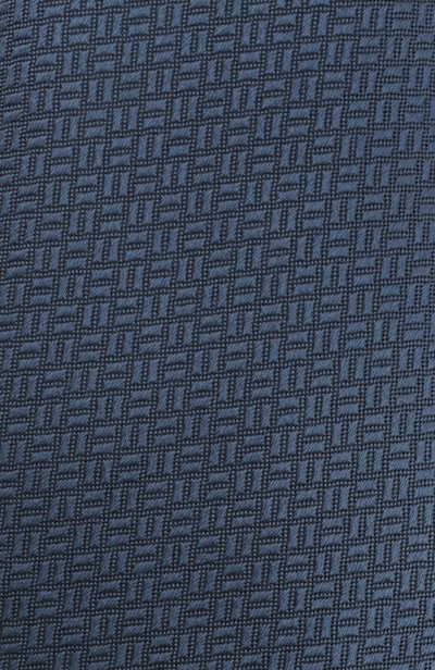 Галстук из шерсти и шелка CANALI синего цвета по цене 23150 руб., арт. 18/HJ04635, фото 4 Галстук из шерсти и шелка CANALI, арт. 18/HJ04635, фото 4