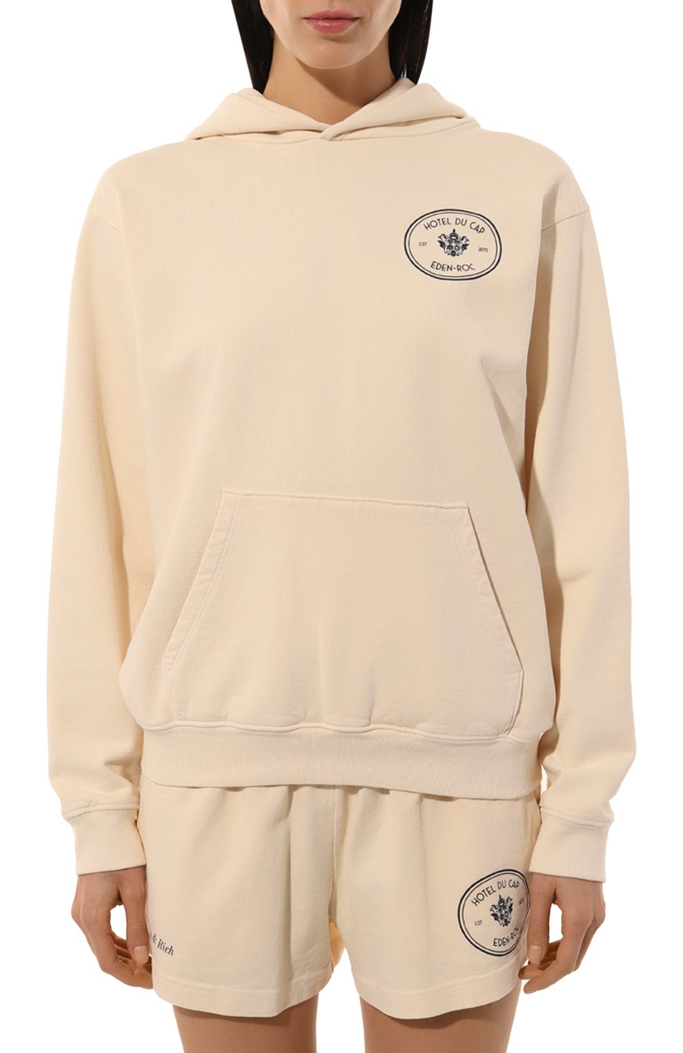 Хлопковое худи sporty & rich х hotel du cap-eden-roc SPORTY AND RICH, арт. ST070501621CR01, фото 3