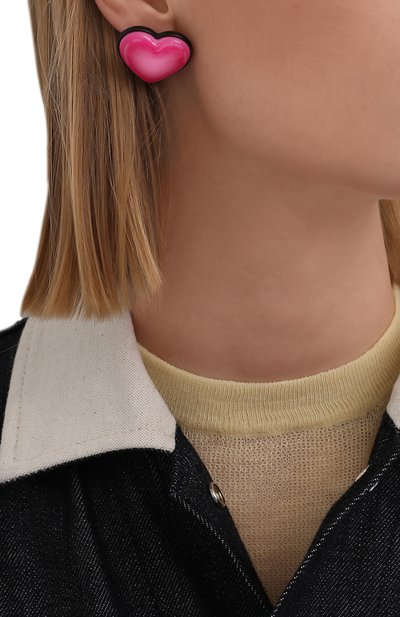 Серьги sticker dolphin heart BALENCIAGA, арт. 659970/TZ25Z, фото 2