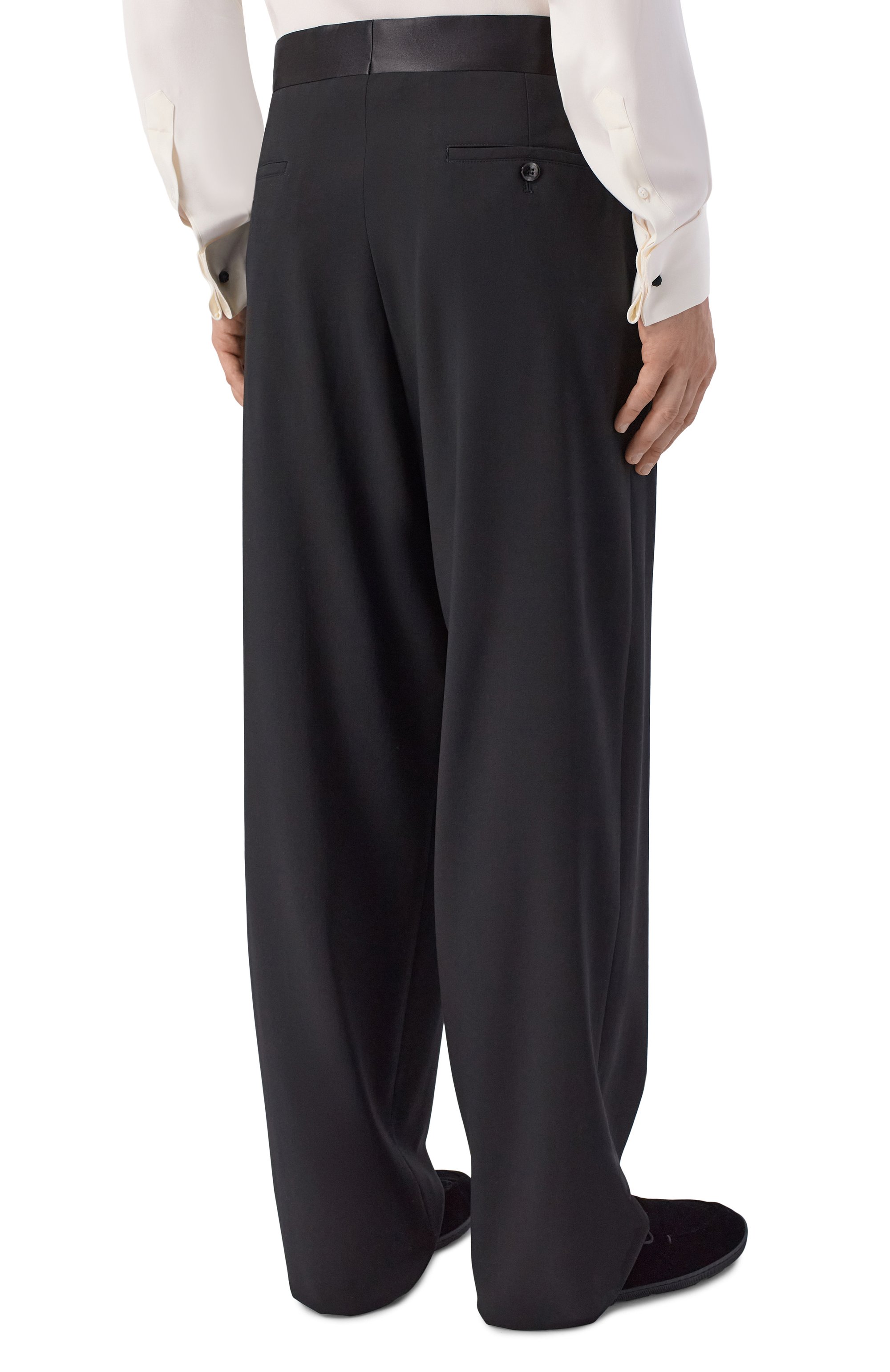 Шерстяные брюки GIORGIO ARMANI, арт. GM001569/TE10043, фото 4