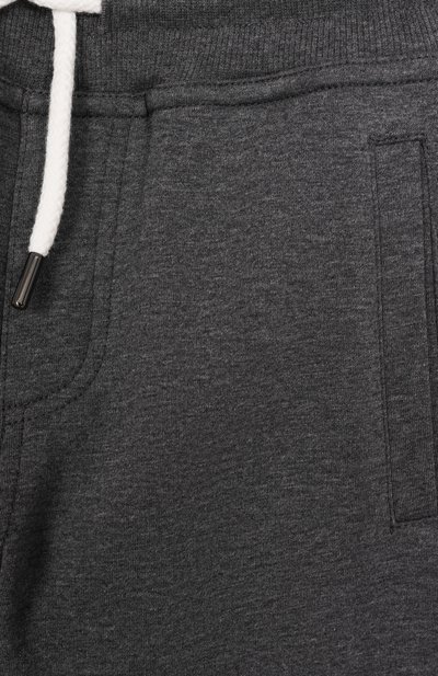 Хлопковые джоггеры BRUNELLO CUCINELLI, арт. BW863E353A, фото 3