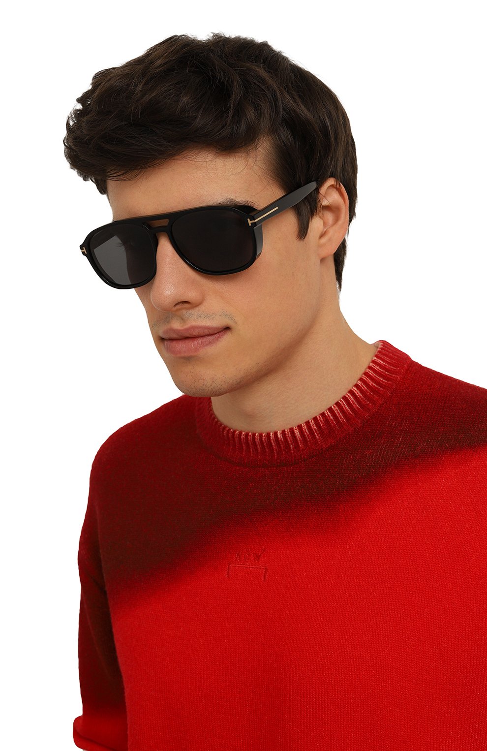 Солнцезащитные очки TOM FORD черного цвета по цене 51700 руб., арт. TF1022 01A, фото 2 Солнцезащитные очки TOM FORD, арт. TF1022 01A, фото 2