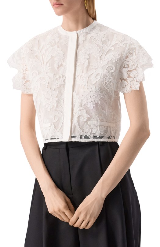 Блузка Giambattista Valli 25SSPVFP1026-02STA Белый  25SSPVFP1026-02STA Фото 3