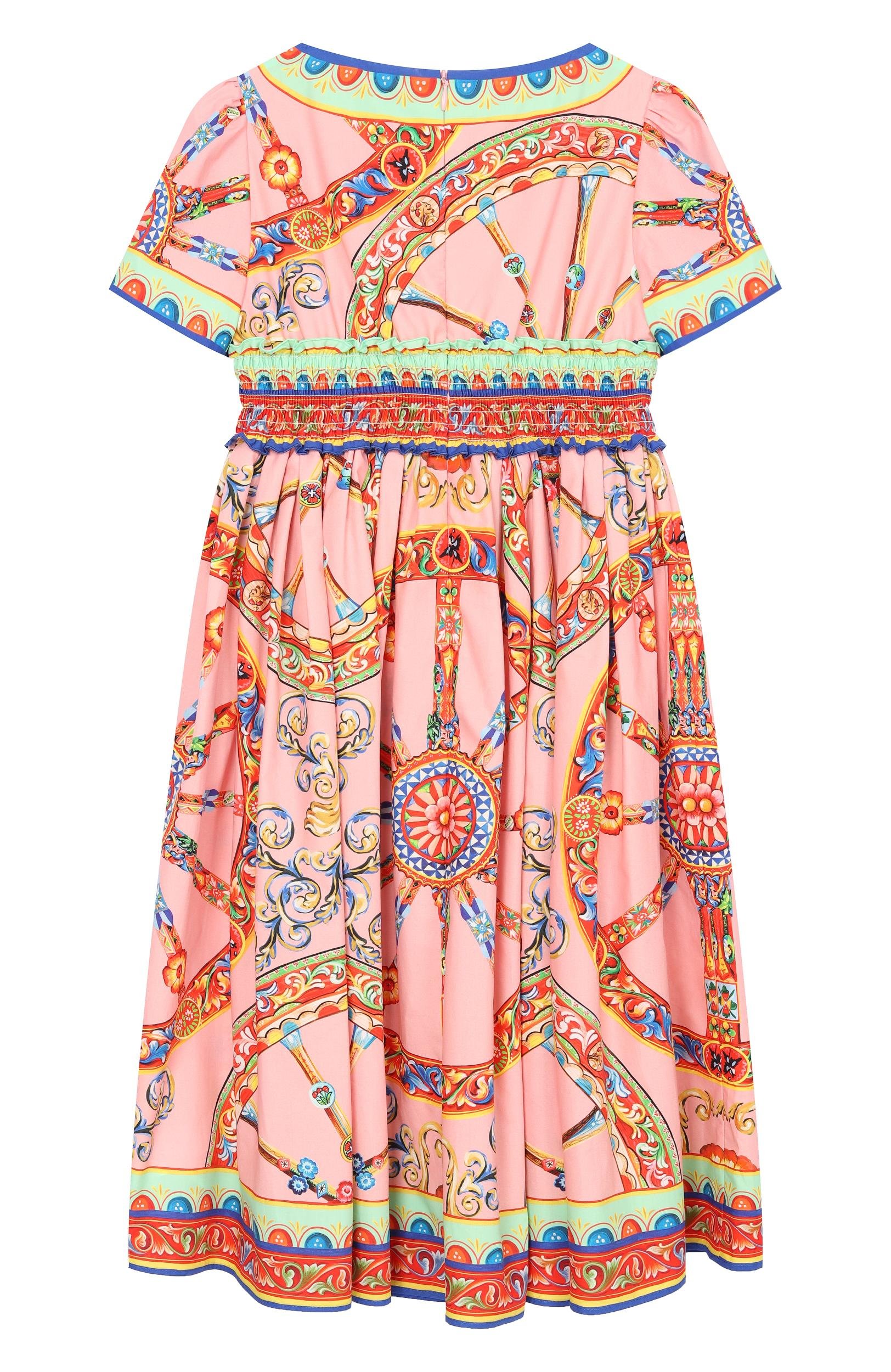 Хлопковое платье DOLCE & GABBANA, арт. L53DU2/FI501_001, фото 2