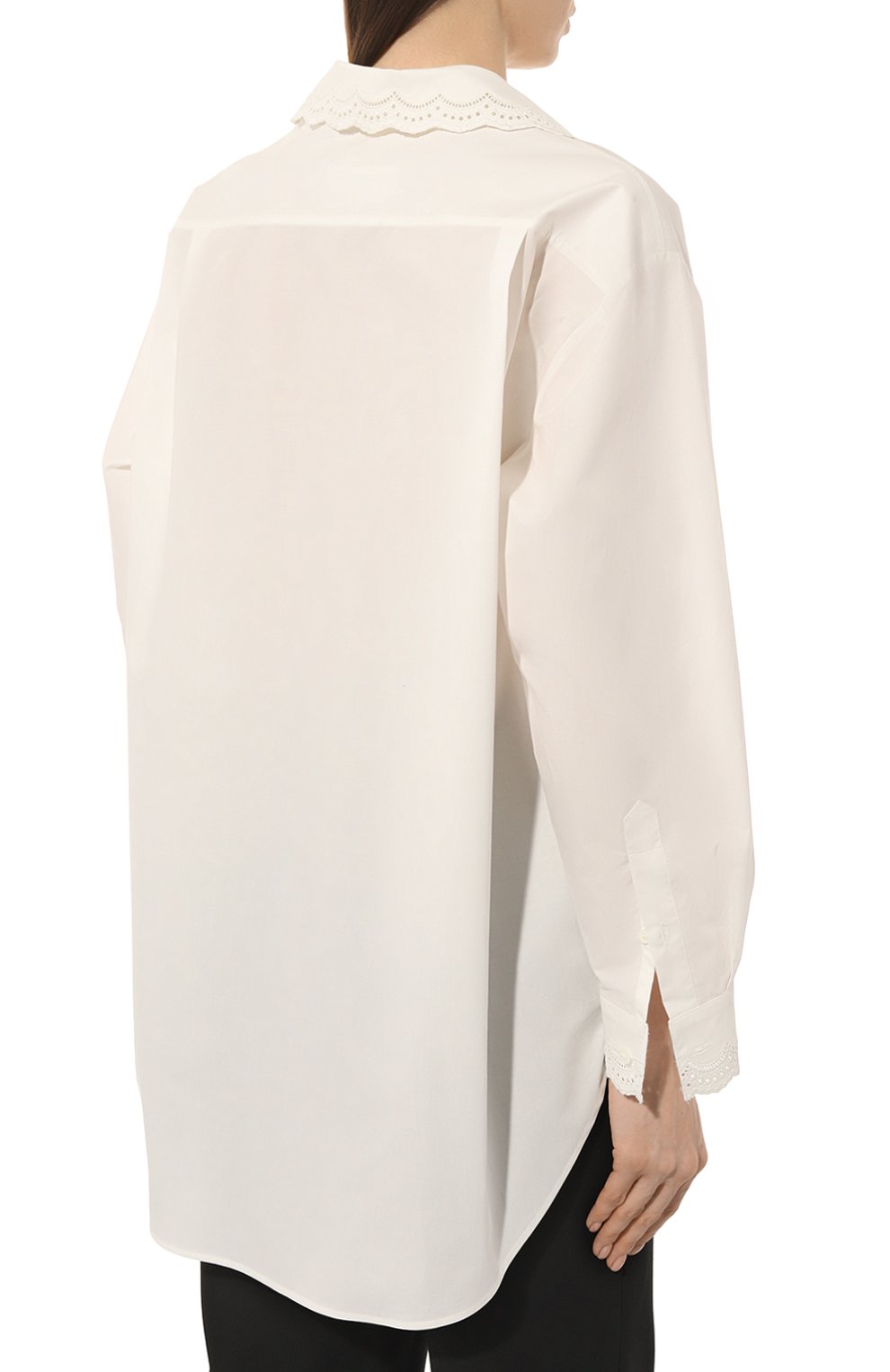 Хлопковая рубашка MM6, арт. S52DL0204/S47294, фото 4