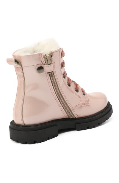 Кожаные ботинки с меховой отделкой WALKEY, арт. Y1A5-41080-1142/25-29, фото 3