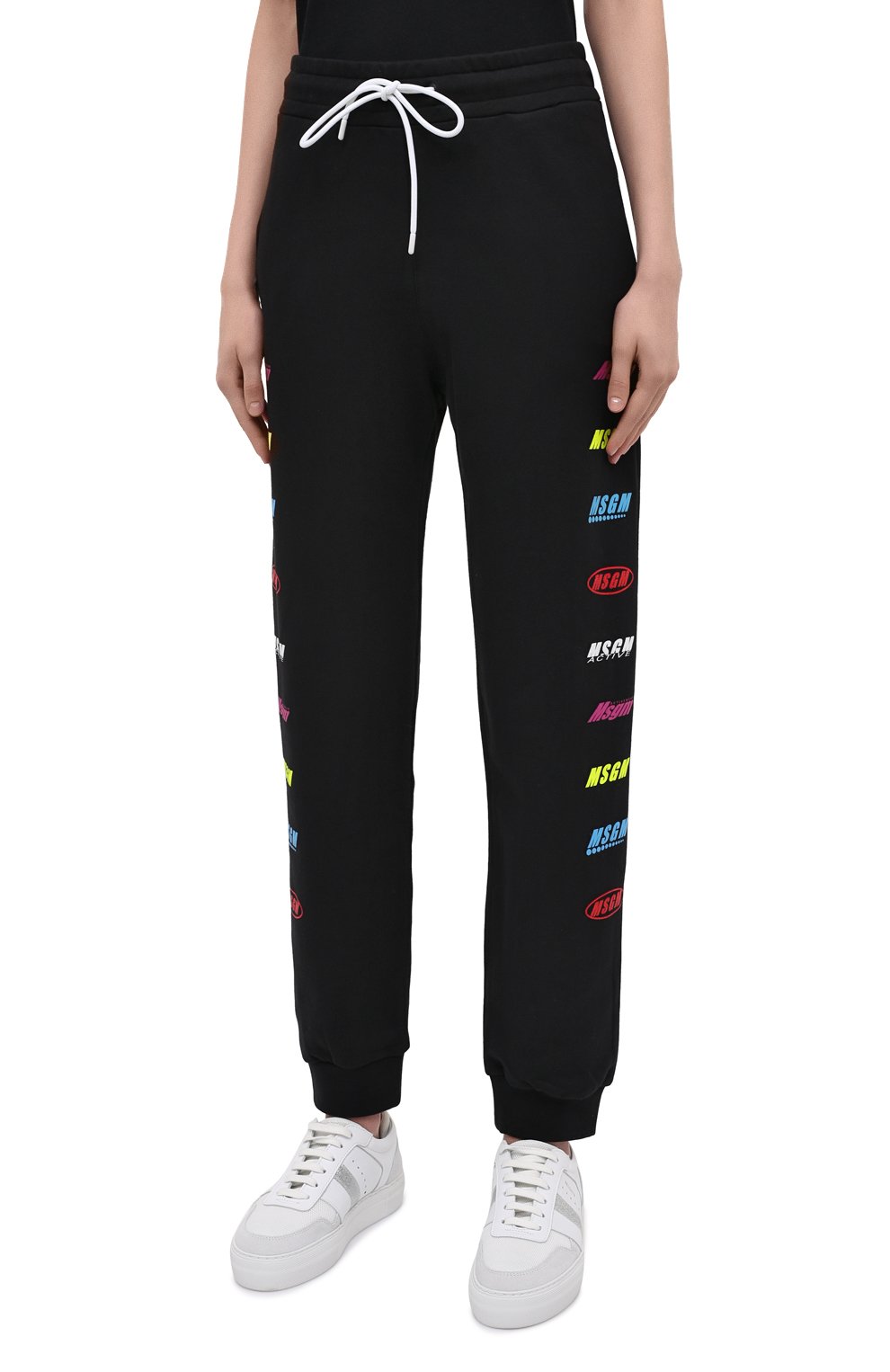 Хлопковые джоггеры MSGM, арт. 2945MDP15 207649, фото 3