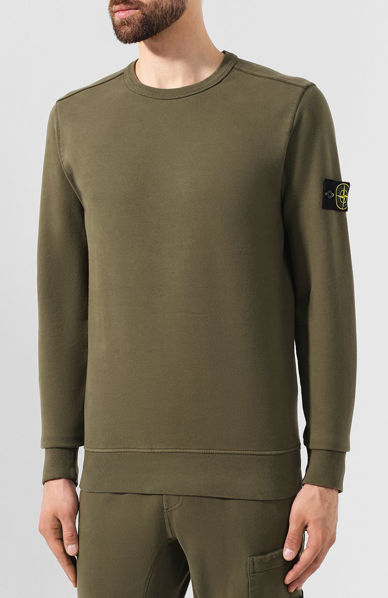 Хлопковый свитшот STONE ISLAND, арт. 711562720, фото 1