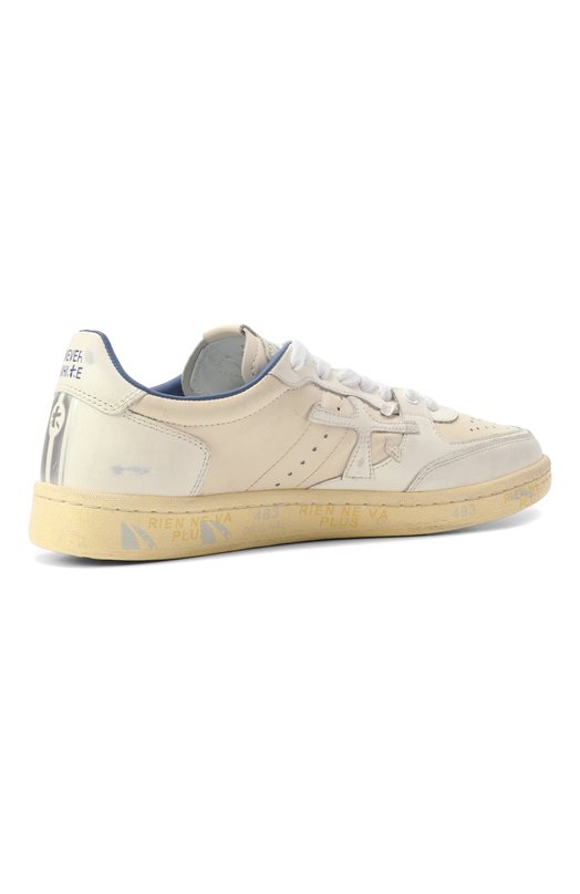 Кожаные кеды Bskt Clay-D Premiata BSKTCLAD Кремовый  BSKTCLAD Фото 5