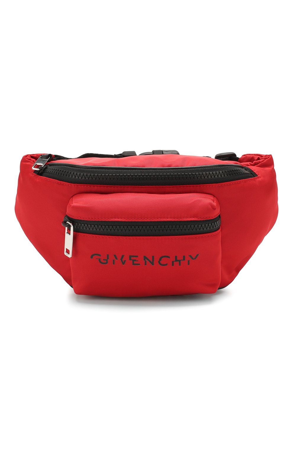 Текстильная поясная сумка GIVENCHY красного цвета по цене 69250 руб., арт. BK5037K0WA, фото 1 Текстильная поясная сумка GIVENCHY, арт. BK5037K0WA, фото 1