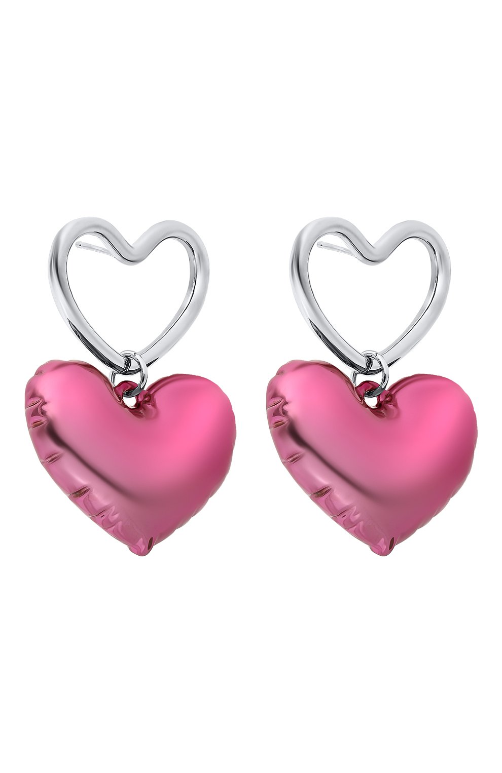 Серьги NINA RICCI розового цвета по цене 42950 руб., арт. 23ABB0083, фото 3 Серьги NINA RICCI, арт. 23ABB0083, фото 3