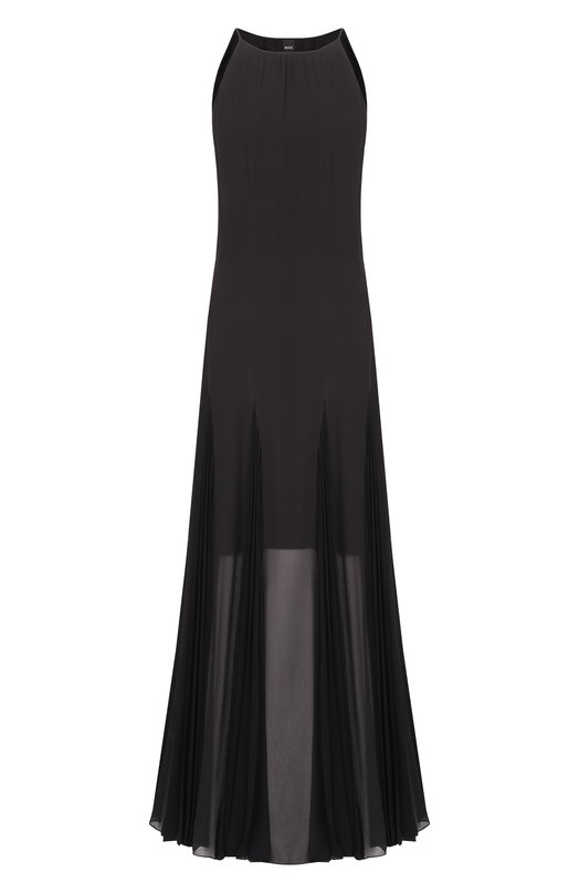 Платье из вискозы BOSS 50559019 Чёрный 50559019