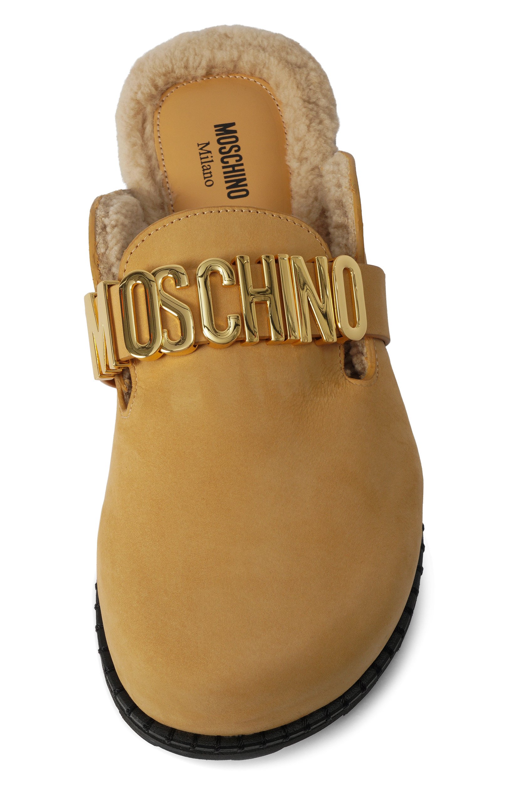 Сабо из нубука MOSCHINO, арт. MA10162H1P/MD5, фото 6