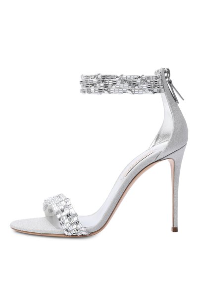 Текстильные босоножки julia godyva 100 CASADEI, арт. 1L484C1001/C3073, фото 4