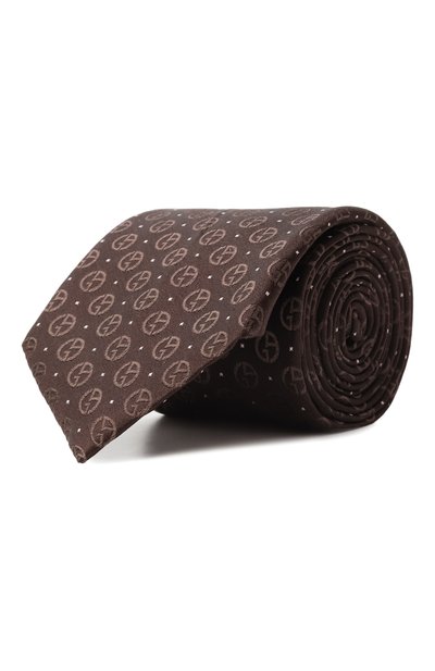Мужской шелковый галстук GIORGIO ARMANI, арт. GM000800/TE16574