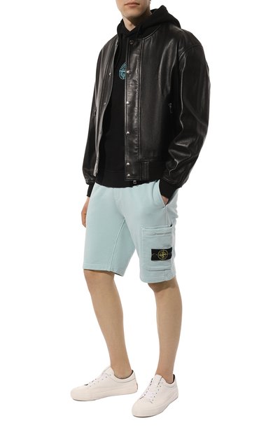 Хлопковые шорты STONE ISLAND, арт. 64651, фото 2