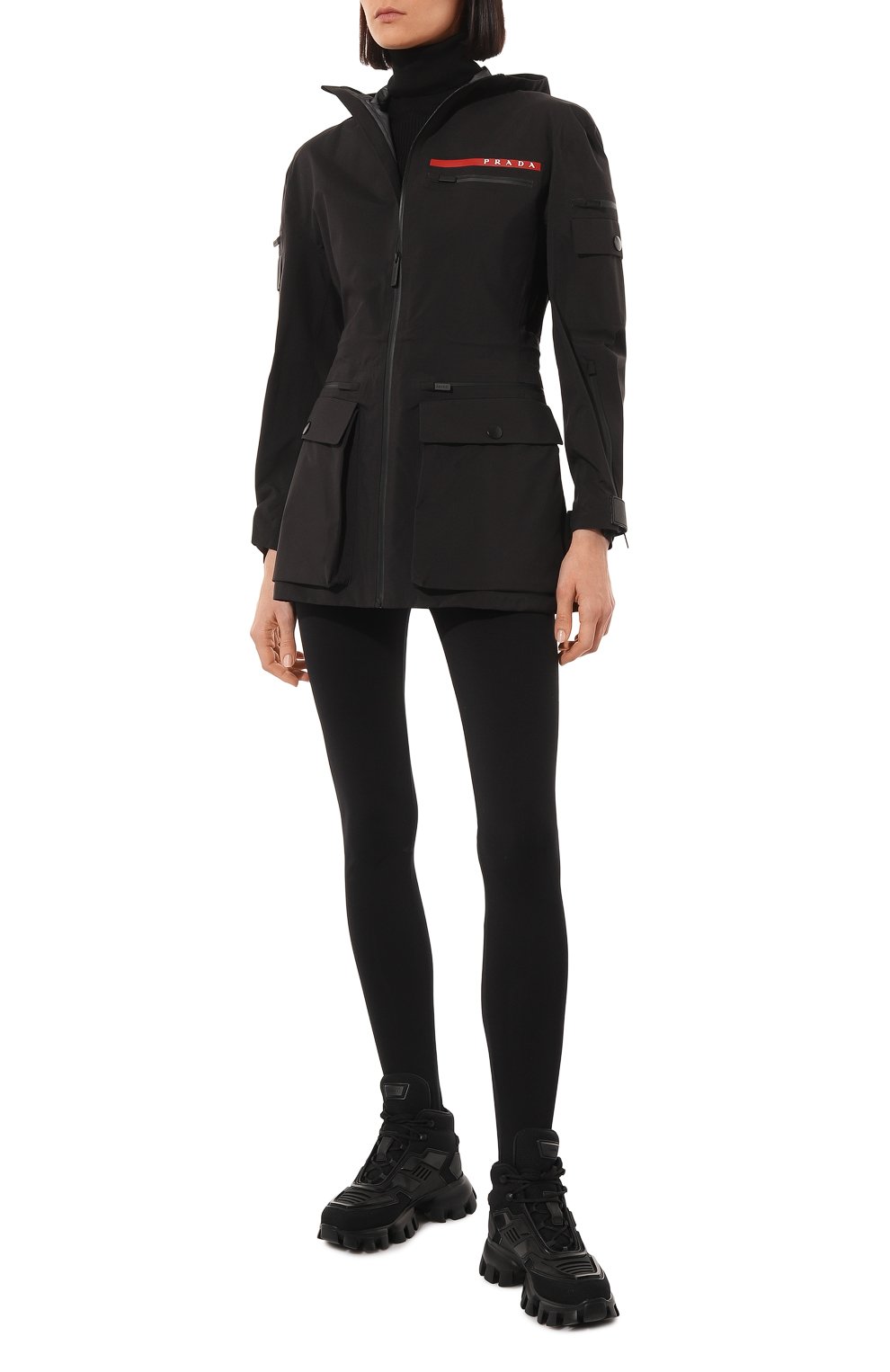 Куртка prada linea rossa PRADA черного цвета по цене 280000 руб., арт. 29X716-1SX6-F0002-192, фото 2 Куртка prada linea rossa PRADA, арт. 29X716-1SX6-F0002-192, фото 2