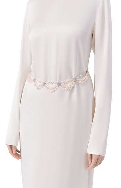 Пояс lace BLUEJAY белого цвета по цене 39380 руб., арт. BJA-LC-W, фото 2 Пояс lace BLUEJAY, арт. BJA-LC-W, фото 2