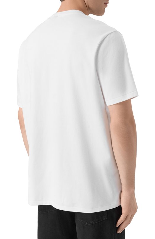 Хлопковая футболка Attachment AJ52-090 Белый  AJ52-090 Фото 4