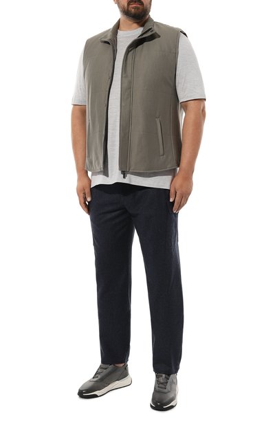 Футболка из шелка и хлопка BRUNELLO CUCINELLI, арт. MTB371308, фото 2