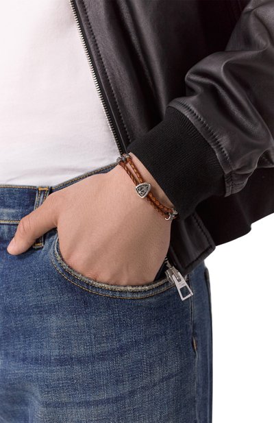 Браслет петля весёлого роджера GL JEWELRY коричневого цвета по цене 20350 руб., арт. M4408015-S97-01, фото 2 Браслет петля весёлого роджера GL JEWELRY, арт. M4408015-S97-01, фото 2